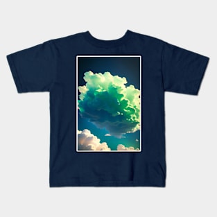 Fluffy Green Kids T-Shirt